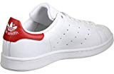 adidas Basket Stan Smith M20326 Blanc/Rouge - Couleur Blanc - Taille 44