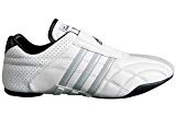 adidas - Chaussures taekwondo Adiluxe cuir bandes grises
