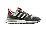 adidas Chaussures ZX 500 RM Gris/Blanc/Rouge Taille: 40