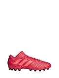 adidas Nemeziz 17.3 AG, Chaussures de Football Homme, Schwarz/Neonrot, 46 2/3 EU
