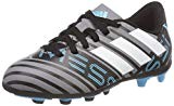 adidas Nemeziz Messi 17.4 FxG, Chaussures de Football Mixte Enfant, Grau/Hellblau, UK