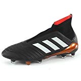 adidas Predator 18+ FG, Chaussures de Football Homme, Weiß/Rot/Schwarz