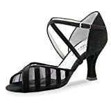 Anna Kern Femmes Chaussures de Danse 569-60 - Suéde Noir - 6 cm