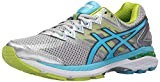 Asics Gel-Kayano 23 Large Synthétique Chaussure de Course, Silver/Turquoise/Lime Punch, 37 EU