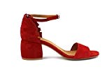 Audley Sandalo New Red Suede 20457