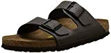 Birkenstock Arizona Pull Up Anthracite, Sandales Bout Ouvert Mixte Adulte, Gris