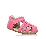 BOBUX - Chaussure Step Up Jump rose en cuir, made in New Zealand, idéale pour les premiers pas, bébé Fille