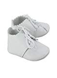 Boutique-Magique Chaussures de Baptême Cuir Blanc Bébé Garçon