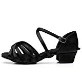 BYLE Sangle de Cheville Sandales en Cuir Chaussures de Danse Modern'Jazz Samba Chaussures de Danse Latine Chaussures Plates avec des ...