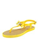 Cendriyon Tong Yellow Noeud Top Chaussures Femme