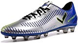 Chaussures de Football Compétition Mixte Enfant ，Homme High Top AG Spike Crampons Chaussures de Foot pour Chaussures de Football Garçon ...