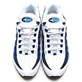 Chaussures de Running Max 95 Chaussures de Basket Chaussures de Gymnastique Homme Femme Blanc Bleu