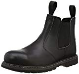 Chaussures de sécurité de marchand à enfiler Amblers Steel FS5 unisexe (43 EUR) (Noir)