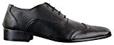 Chaussures homme simili cuir PU noir avec lacets styles brogues Gatsby italien classique