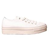 chaussures plates blanc blanc CONVERSE 558914C femmes plate-forme lacets de chaussures de sport