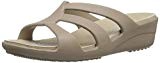 Crocs Sanrah Strappy Wedge, Sandales Bout Ouvert Femme