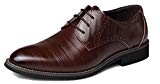 DADAWEN Homme Classique Commercial Leather Chaussure Bout Pointu