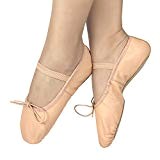 DANCE YOU 1101 Demi pointes de ballet en cuir durable pour fille/femme–ballet shoes pour fille–chaussons de danse classique pour enfant ...