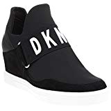 DKNY Cosmos Sneaker Wedge Femme Baskets Mode Noir