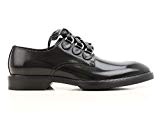 Dolce E Gabbana Homme A10229AC46080999 Noir Cuir Chaussures À Lacets