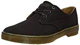Dr. Martens Delray Twill Canvas Black, Derby homme