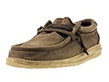 Dude Chaussures à Lacets en Toile Wally Washed Mud