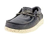 Dude Chaussures à Lacets en Toile Wally Washed Steel Blue