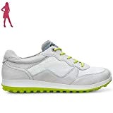 Ecco Biom Hybrid 2 Lite Chaussures de golf pour femme Gravel/Shadow White