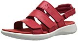 Ecco Soft 5, Sandales Bout Ouvert Femme, Rot