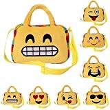 emoji sac, messager sac à bandoulière pour les filles, mignon sac à dos sac à dos d'émoticône pour l'école, emoji ...