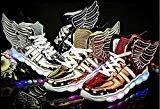Enfant Garçons Filles Chaussures de sport LED Allumer les chaussures baskets Avec des ailes