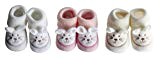 FC ESHOP - 3 paires de chaussons naissance - bébé fille