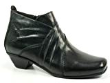Fidji Schuhe Damen Stiefelette Ankle Boots schwarz L185