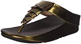 FitFlop Metallic Cha Fringe Toe-Thong, Sandales Bout Ouvert Femme
