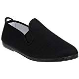 Flossy Hommes gaudix Chaussures Plates a Confortable, Chaussures, Parfait pour l'été - Noir/Noir - Tailles UK 6-12