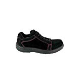 Foxter Baskets de Sécurité Basses Pink - Confort - Chaussures Légères et Respirantes - Femme - Cuir - S1P