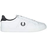 Fred Perry B7211 Leather, Richelieus Homme, Blanc