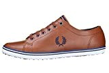 Fred Perry Kingston Leather Tan B6237448, Baskets Mode Homme