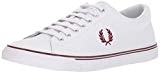 Fred Perry Underspin Leather Homme Baskets Mode Blanc