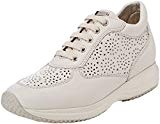 Geox Happy A, Sneakers Basses Femme, Bianco