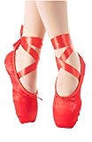 Ghope Enfants Ballet Chaussures Filles Chaussures de danse Ballet Pointe Chaussures Chaussures de formation Souples Semelles
