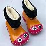 Gugutogo Chaussures de pluie imperméables pour enfants avec motif de requin et bottes de pluie Intérieur de la housse Unisexe ...