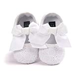 Gugutogo Printemps Automne Lovely Girls Princess Chaussures Toddler Infant Nouveau-né Chaussures de bébé (Couleur: Blanc) (Taille: 11cm)