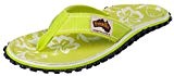 Gumbies Islander Lime Hibiscus Womens Flip Flops Sandals