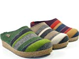 Haflinger Stripes Grizzly, Chaussons Mules Homme