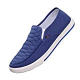 Hibote Homme Femme Casual Chaussures Respirant Sneaker Mocassin Unisexe Chaussures de Travail Chaussures Plates Chaussures Classique Slip-on Low-Top 39-44