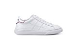 Hogan Sneakers H365 in White Leather Red Detail, Homme.
