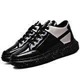 Hommes Chaussures PU Sneakers Glossy Casual Chaussures Mode Sports Chaussures Chaussures de course en plein air GAOLIXIA