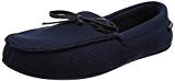 Isotoner Mens Stripe Moccasin Slipper, Chaussons Bas Homme