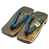 [Japon Made] Hommes Geta Sandales en bois Paulownia Chaussures traditionnelles (28cm, design de base)